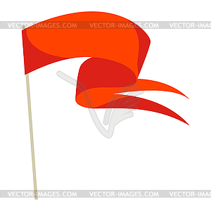 Flag. Award for sports or corporate competitions - vector clip art