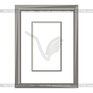 Stylized picture frame. Image for design or - vector clipart