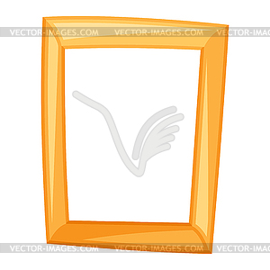 Stylized picture frame. Image for design or - vector image