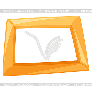 Stylized picture frame. Image for design or - vector clipart