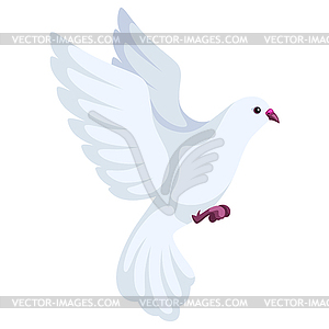 Stylized dove. Image for design or decoration - vector clipart