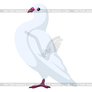 Stylized dove. Image for design or decoration - vector image