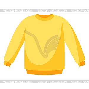 Stylized sweater. Image for design or decoration - vector clip art