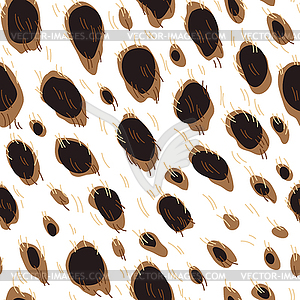 Seamless pattern with decorative cheetah print. - vector image