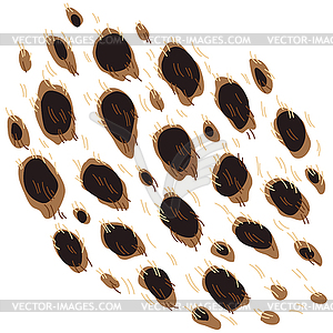 Background with decorative cheetah print. Animal - vector clipart