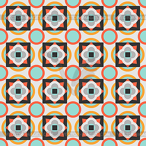 Ceramic tile abstract pattern. Geometric simple - vector clipart