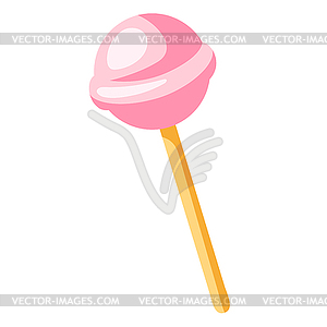 Lolipop. Food item for bars, restaurants and shops - vector image