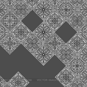 Portuguese azulejo ceramic tile background. - vector clipart