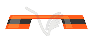 Icon of step platform. Sport equipment . For - vector clipart
