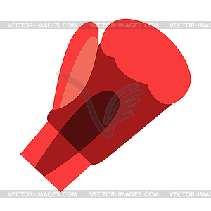 Icon of boxing glove. Sport equipment . For trainin - stock vector clipart