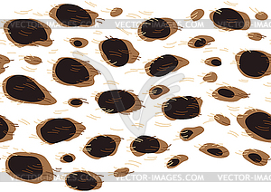 Seamless pattern with decorative cheetah print. - vector clip art