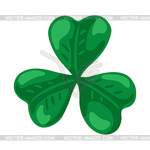 День Святого Патрика . Ирландский четырехлистный клевер - стоковое векторное изображение
