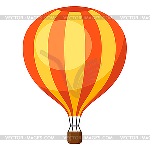 Hot air balloon. Travel image for holiday or - vector clipart / vector image