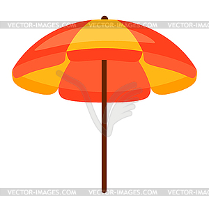 Beach parasol. Summer image for holiday or vacation - vector clip art