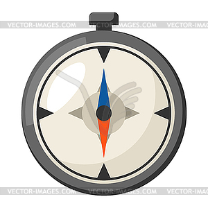 Compass. Marine or nautical image for travel or trip - vector clipart