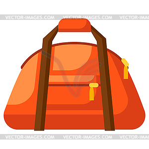 Travel bag. Image for travel or trip - vector image