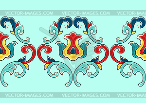 Chinese traditional ceramic ornament seamless - vector clipart