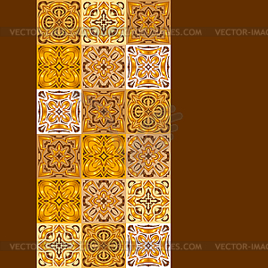 Ceramic tile pattern. Wall or floor texture. - vector clip art