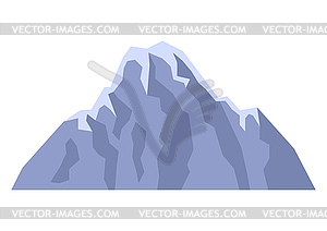 Стилизованная гора. Естественный. Абстрактный стиль - изображение в векторе / векторный клипарт
