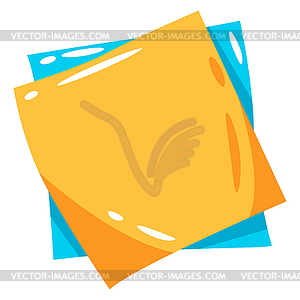 Stickers. School item. Education image for design - vector clip art