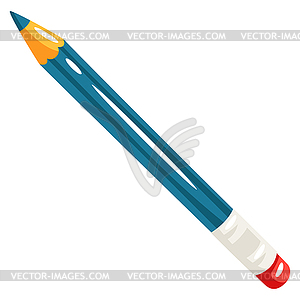 Pencil. School item. Education image for design - royalty-free vector clipart