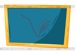 Board. School item. Education image for design - vector image