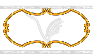 Decorative abstract frame. Vintage border. Classic - vector image