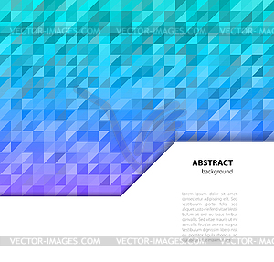 Triangle background - vector image