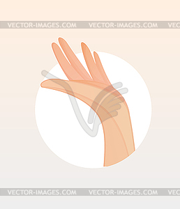 Рука человека - векторный клипарт