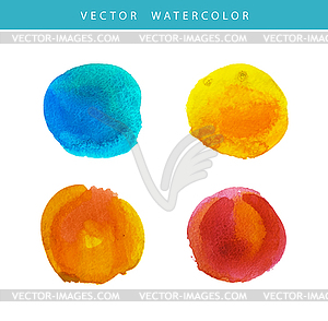 Hand painted watercolor texture - vector image