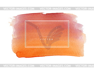 Hand painted watercolor texture - vector clipart