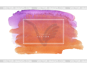 Hand painted watercolor texture - vector image