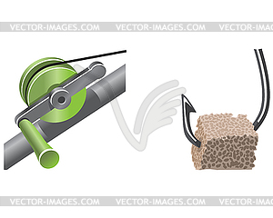 Icons fishing - vector image