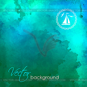 Abstract Watercolor Background - royalty-free vector image