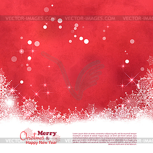 Christmas Abstract Textured Background - vector image