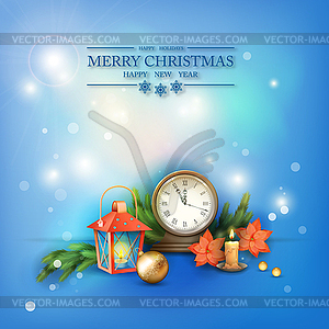 Празднование Рождества фона - иллюстрация в векторном формате