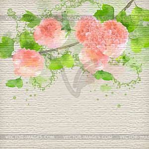 Watercolor Creative Background - vector clip art