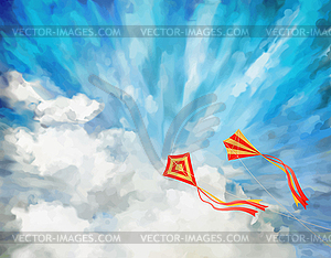 Sky Artistic Background - vector clipart