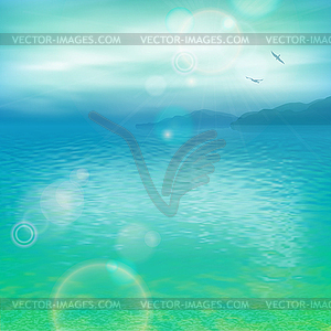 Sea Background - vector clipart