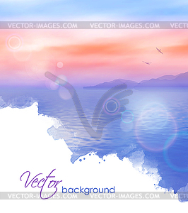 Sea Background - vector image