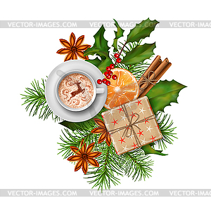 Christmas Festive Decoration - vector clipart