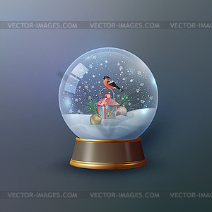 Snow Globe - vector image