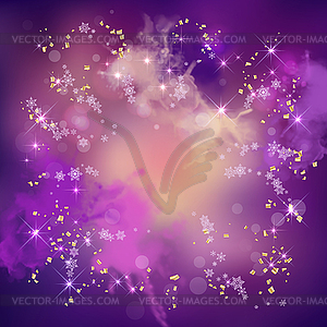 Christmas Festive Background - vector image