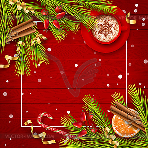 Christmas Background - vector clipart / vector image