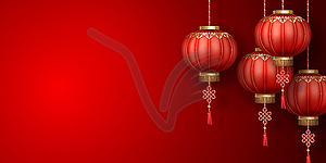 Китайский Новый год - векторный клипарт