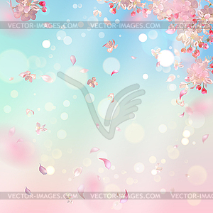 Spring Blossom Background - vector clipart