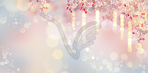 Spring Blossom Background - vector clipart