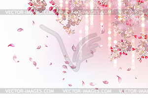 Spring Blossom Background - vector clipart