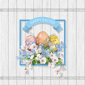 Happy Easter Card - vector clipart