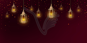 Ramadan Kareem Background - vector clipart